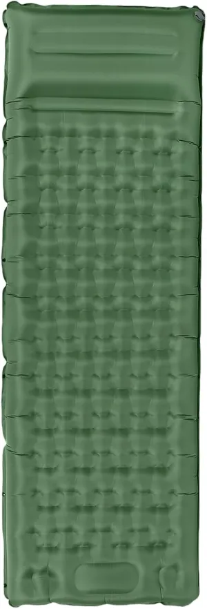 Asixxsix Camping Sleeping Pad, High Density TPU Self Inflating Sleeping Pad with Pillow, Built in Pump and Carry Bag, Camping Mattress Pad for Hiking Tent, Comfortable Design