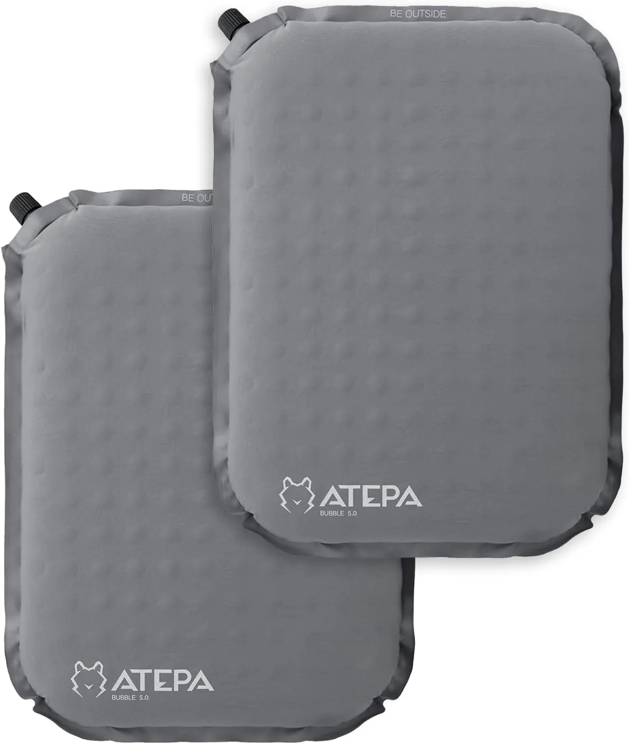 ATEPA Inflatable Stadium Seat Cushion, Self-Inflating Memory Foam Stadium Seats Camping Accessories Chair Pad for Outdoor Airplane Travel Bleacher Patio Backpacking