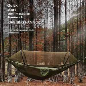 Automatic Quick-Opening Mosquito Net Hammock