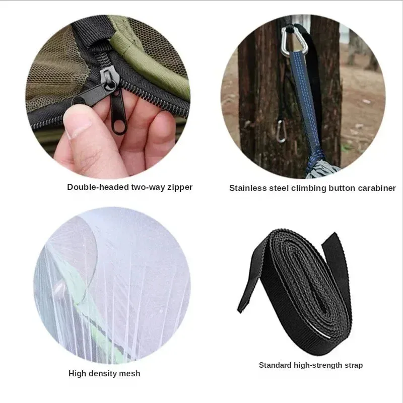 Automatic Quick-Opening Mosquito Net Hammock