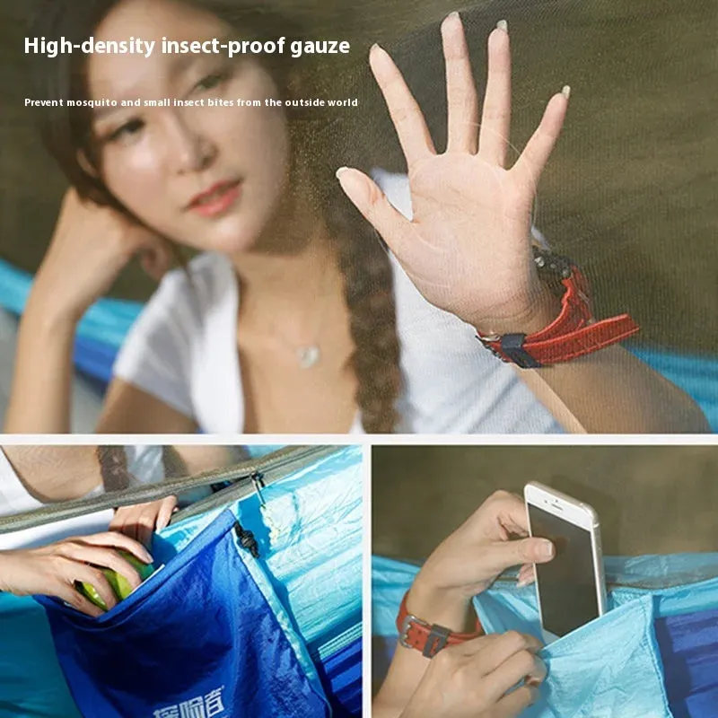 Automatic Quick-Opening Mosquito Net Hammock