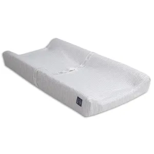 babyGap Contoured Changing Pad with Cooling Cover by Delta Children, Grey Stripe
