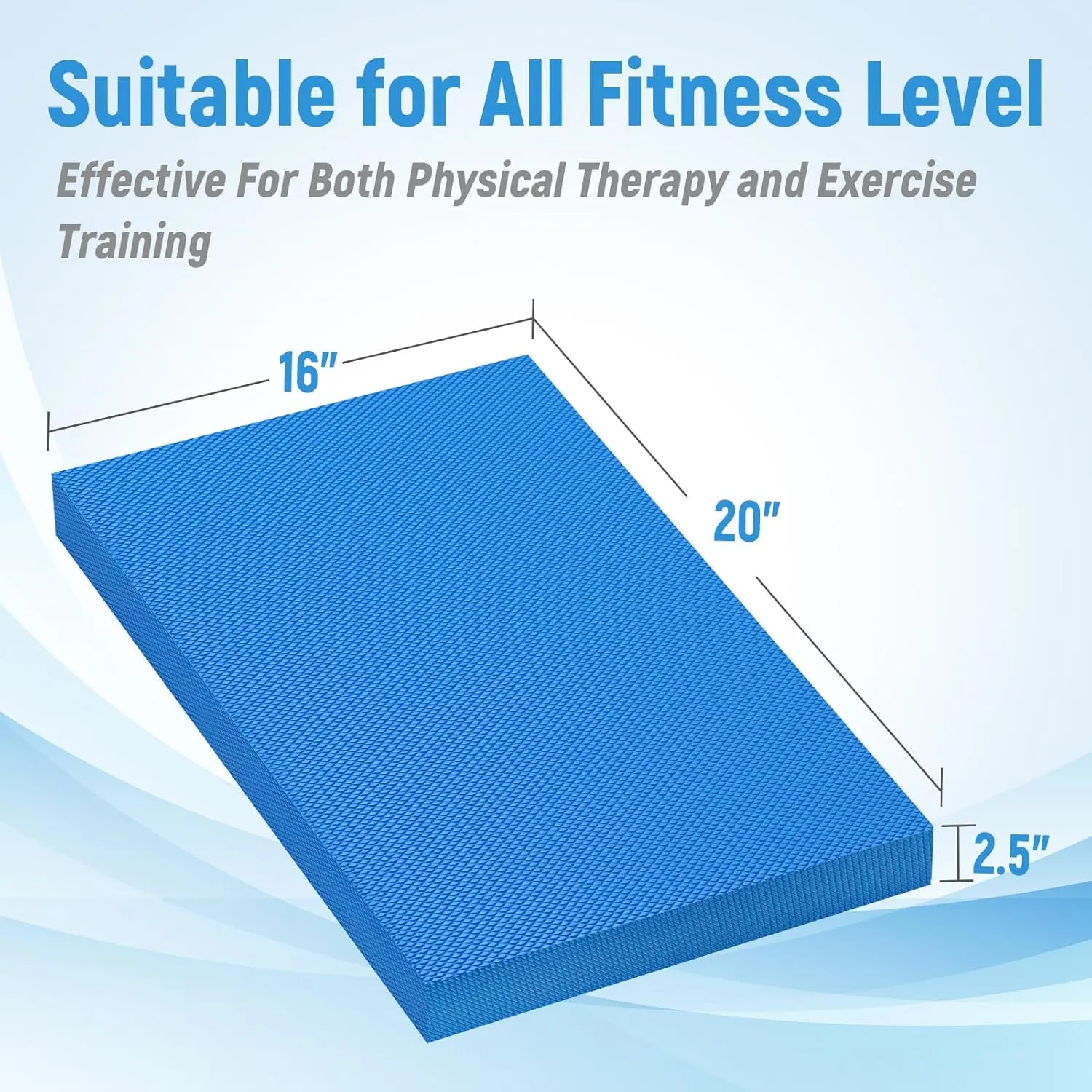 Balance Pad for Exercise,Non-Slip Foam Mat for Fitness,Yoga, Foam Balance Board Physical Therapy, Knee Pad for floor
