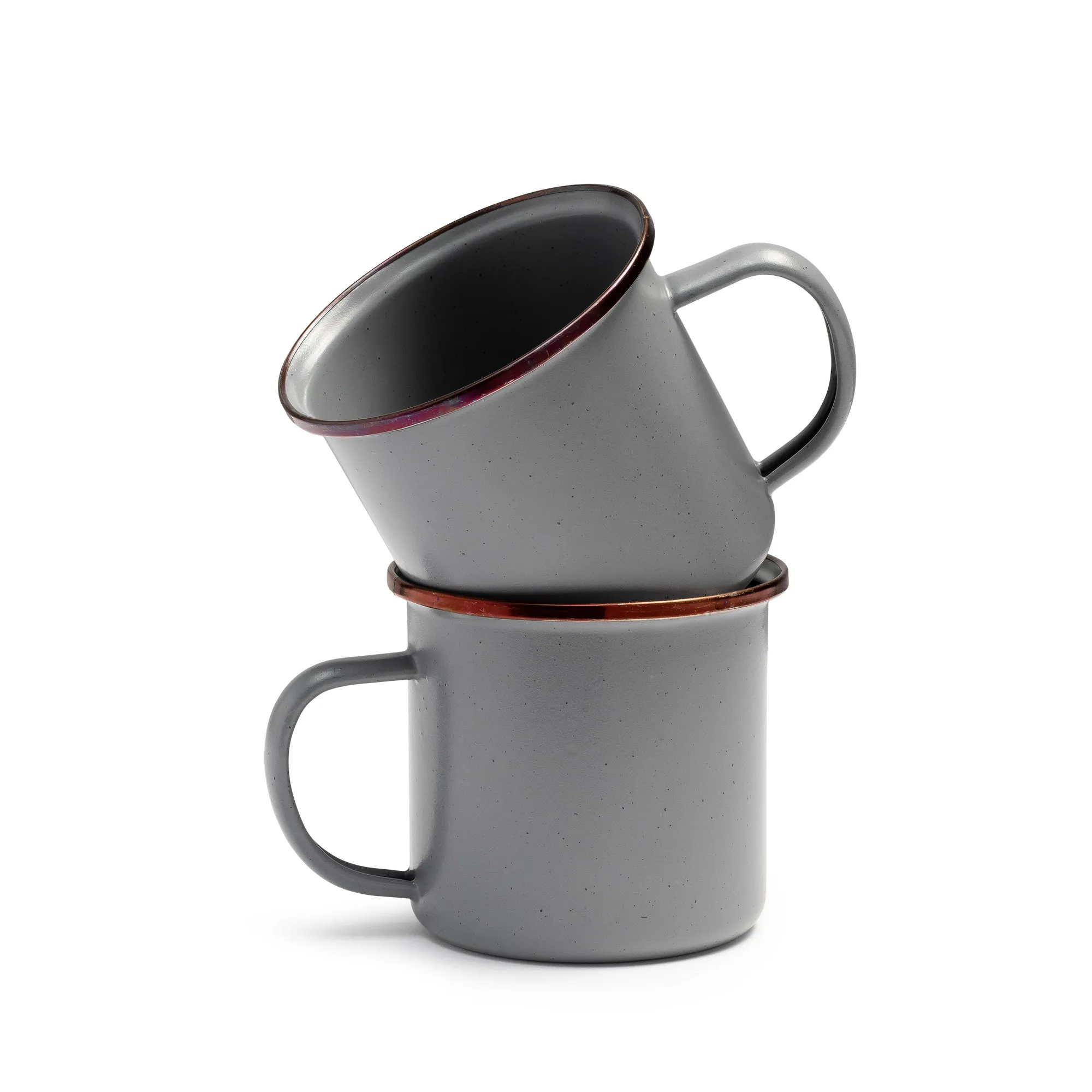 Barebones Enamel Cup - Slate Grey