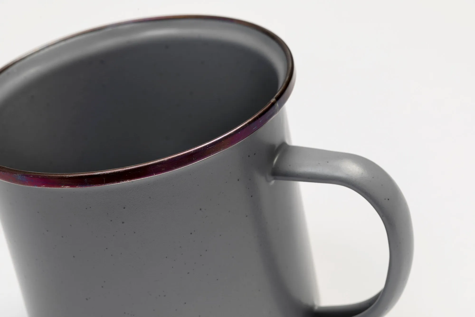 Barebones Enamel Cup - Slate Grey