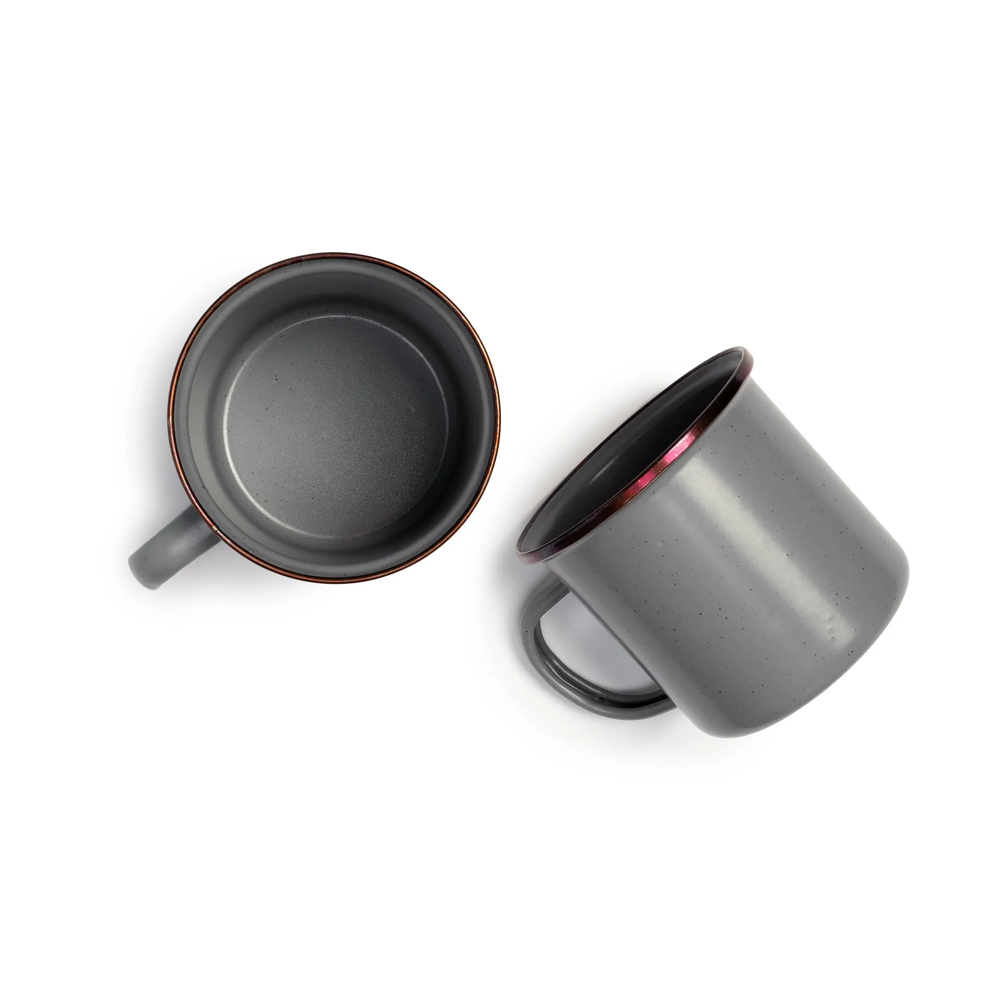 Barebones Enamel Cup - Slate Grey