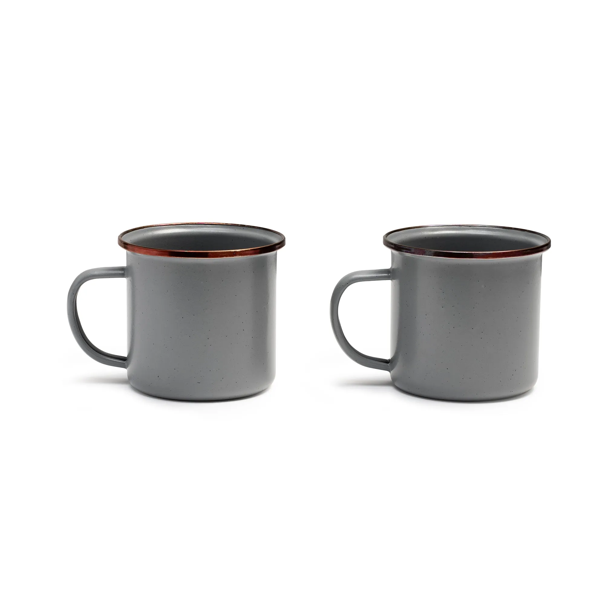 Barebones Enamel Cup - Slate Grey
