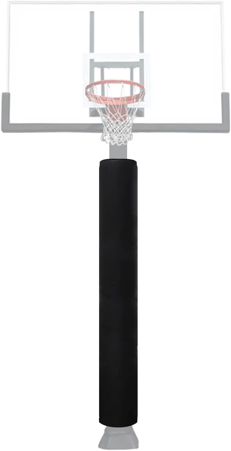 Basketball Pole Padding Heavy Duty Safety Pad for 3"- 5" Round Poles, Waterproof & Durable –Garage, Basement, Outdoor Court Safety Pad