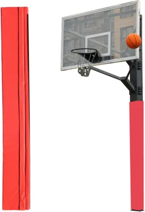Basketball Pole Padding Heavy Duty Safety Pad for Square Poles, Protective Basketball Safety Pad for Public Parks/Sports Clubs/Courts, Impact-Resistant Hoop Padded Cushion