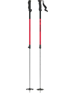 Bct Touring Ski Poles - Red/Silver
