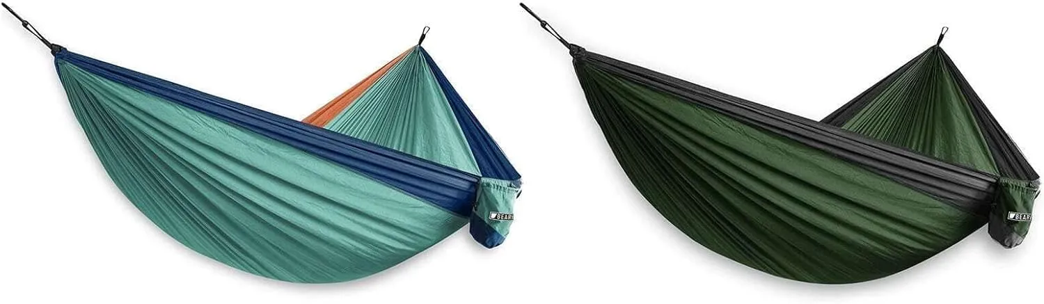 Bear Butt Camping Hammock - Hammock - Camping Gear - 2 Person Hammock - Backpacking Tree Hammock - Double Hammock Camping - Hiking Gear - Portable Hammock for Camping - Travel Hammock - Outdoor Bundle