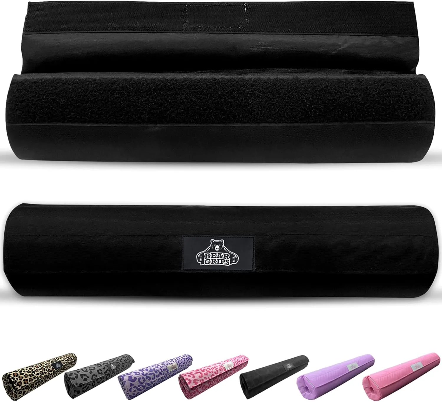Bear Grips Barbell Pad for Hip Thrusts, Squat Pad Barbell Cushion, Gym Bar Pad, Barbell Pad Set, Workout Pad, Neck Pad for Squat Bar
