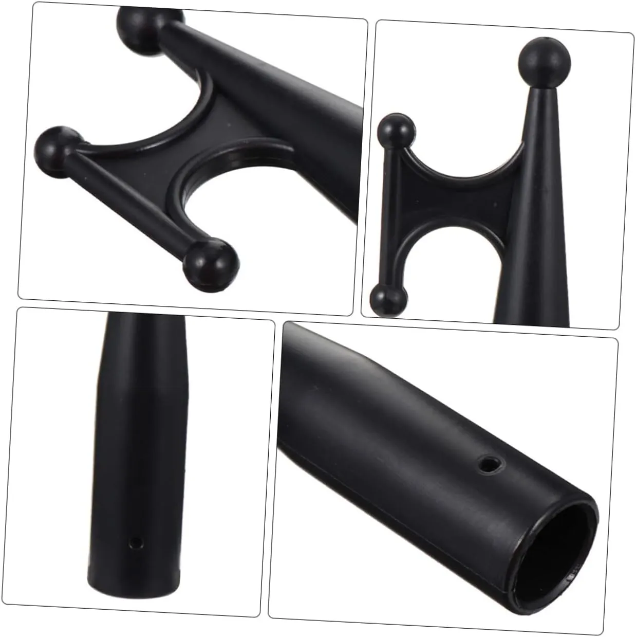 BESPORTBLE 4 Pcs Plastic Boat Hook Dinghy Hook Head Boat Hook Attachment Siding Replacement Boat Hook Boathook Boat