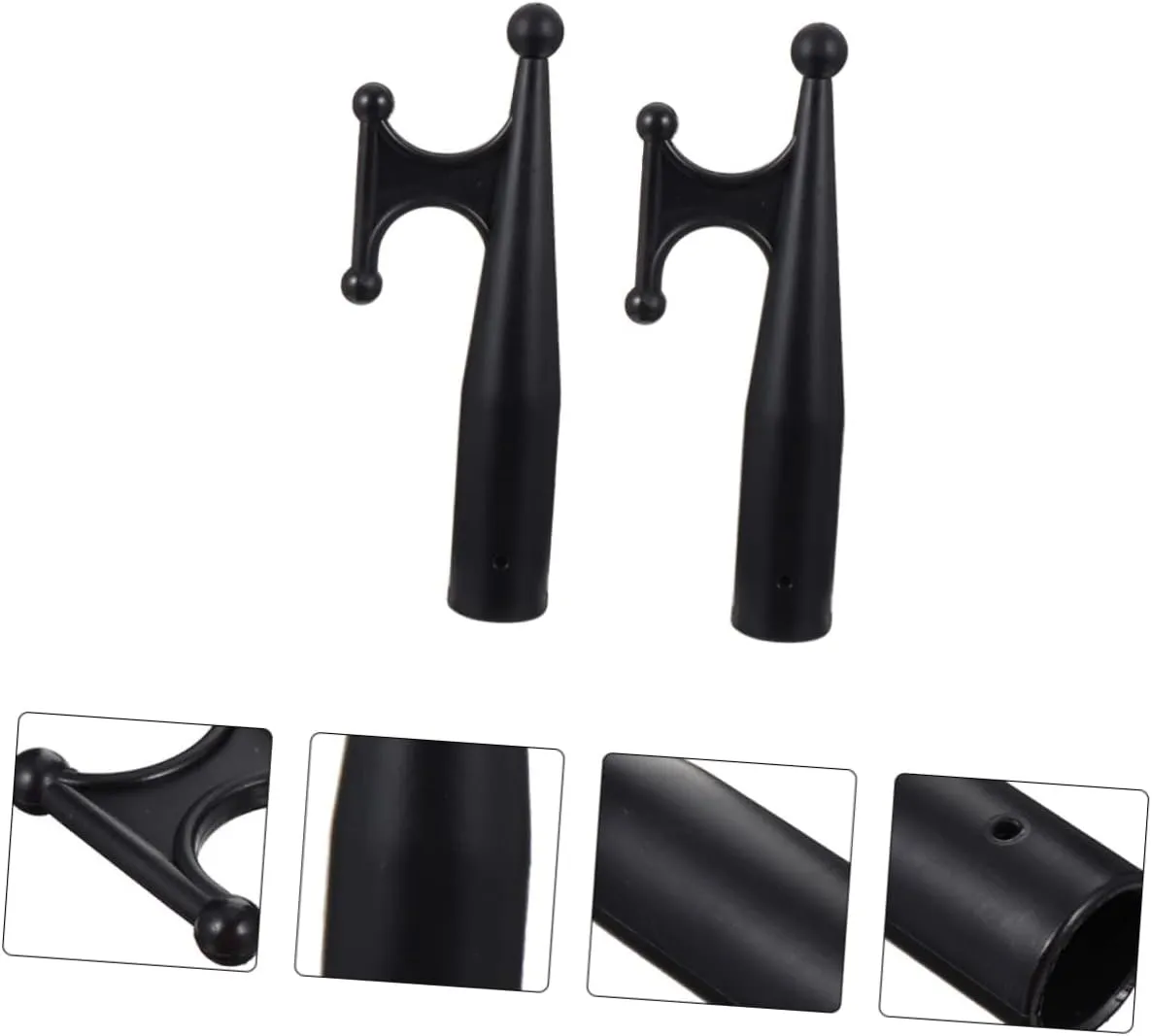 BESPORTBLE 4 Pcs Plastic Boat Hook Dinghy Hook Head Boat Hook Attachment Siding Replacement Boat Hook Boathook Boat