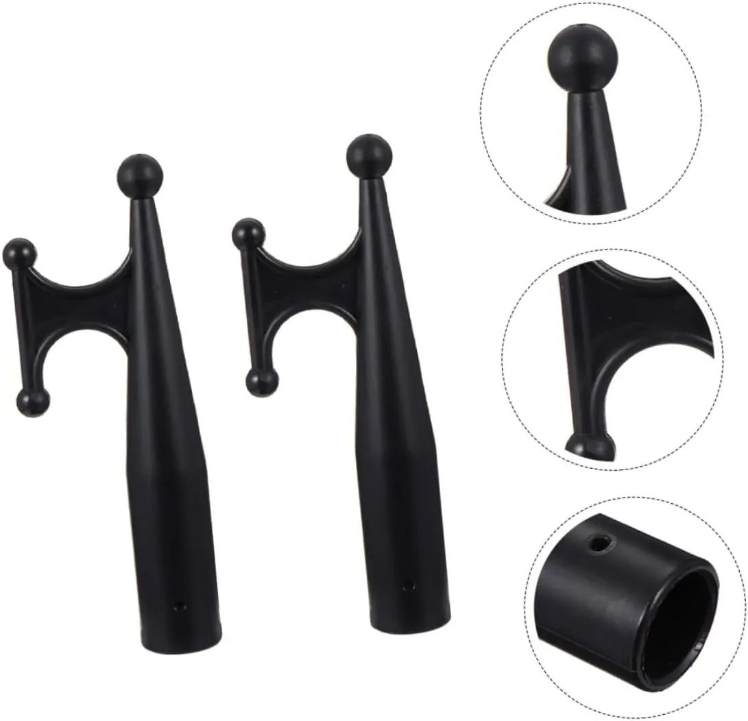 BESPORTBLE 4 Pcs Plastic Boat Hook Dinghy Hook Head Boat Hook Attachment Siding Replacement Boat Hook Boathook Boat