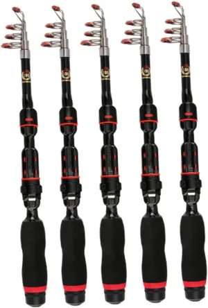 BESPORTBLE Compact Fishing Accessory: Telescopic Rod Ergonomic Handle for Fishermen