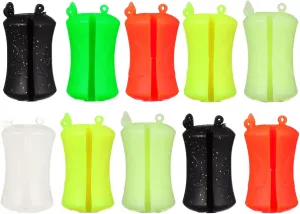 BESPORTBLE Fishing Rod Fixed Ball, 10Pcs Fishing Pole Clips Balls Fishing Rods Tie Holders for Boat Fishing (Mixed Color)