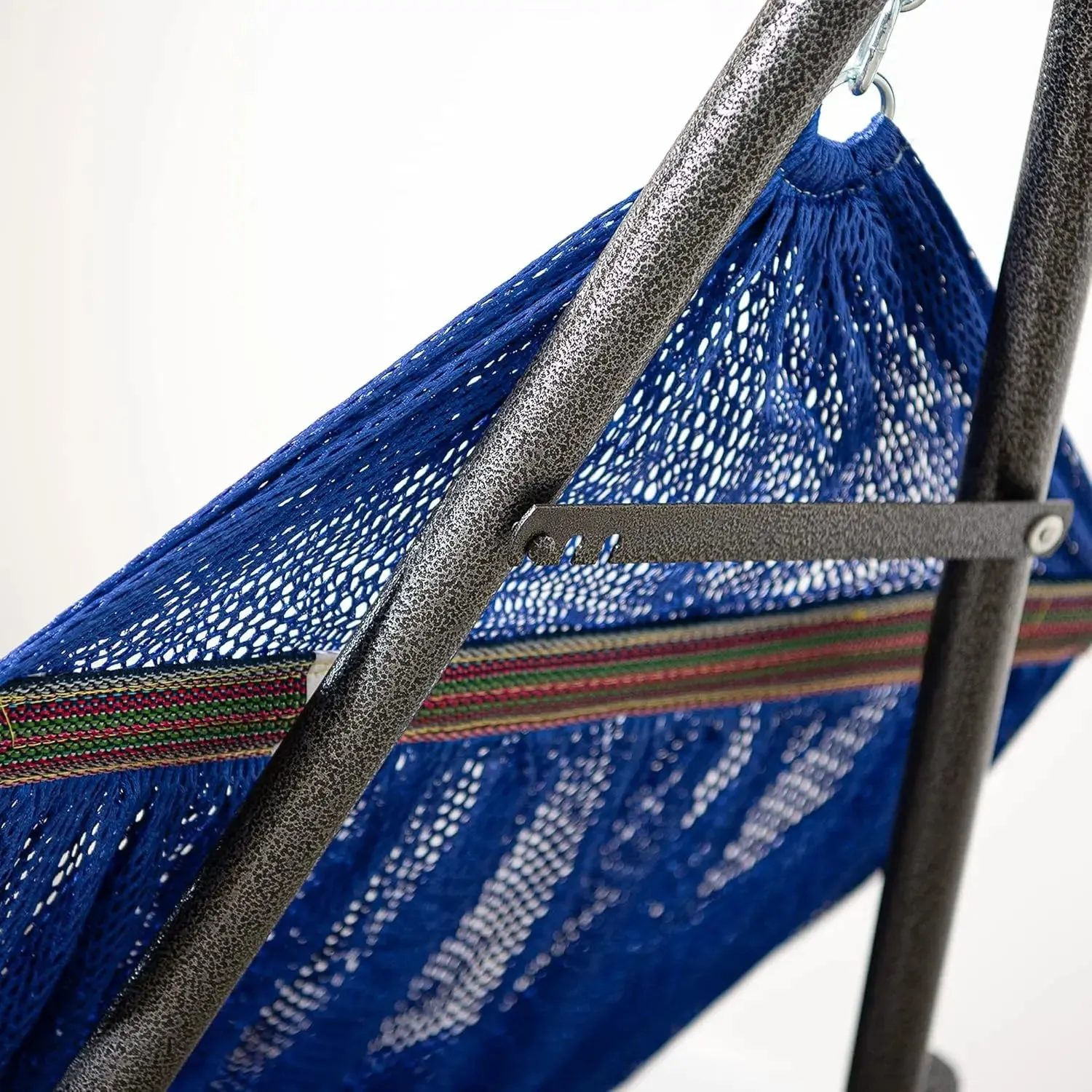 Best Home Fashion Hammock With Collapsible Steel Stand & Carrying Case, Portable & Adjustable, Perfect For Camping Beach Summer