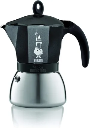 Bialetti Moka Induction Espresso Maker, Anthracite