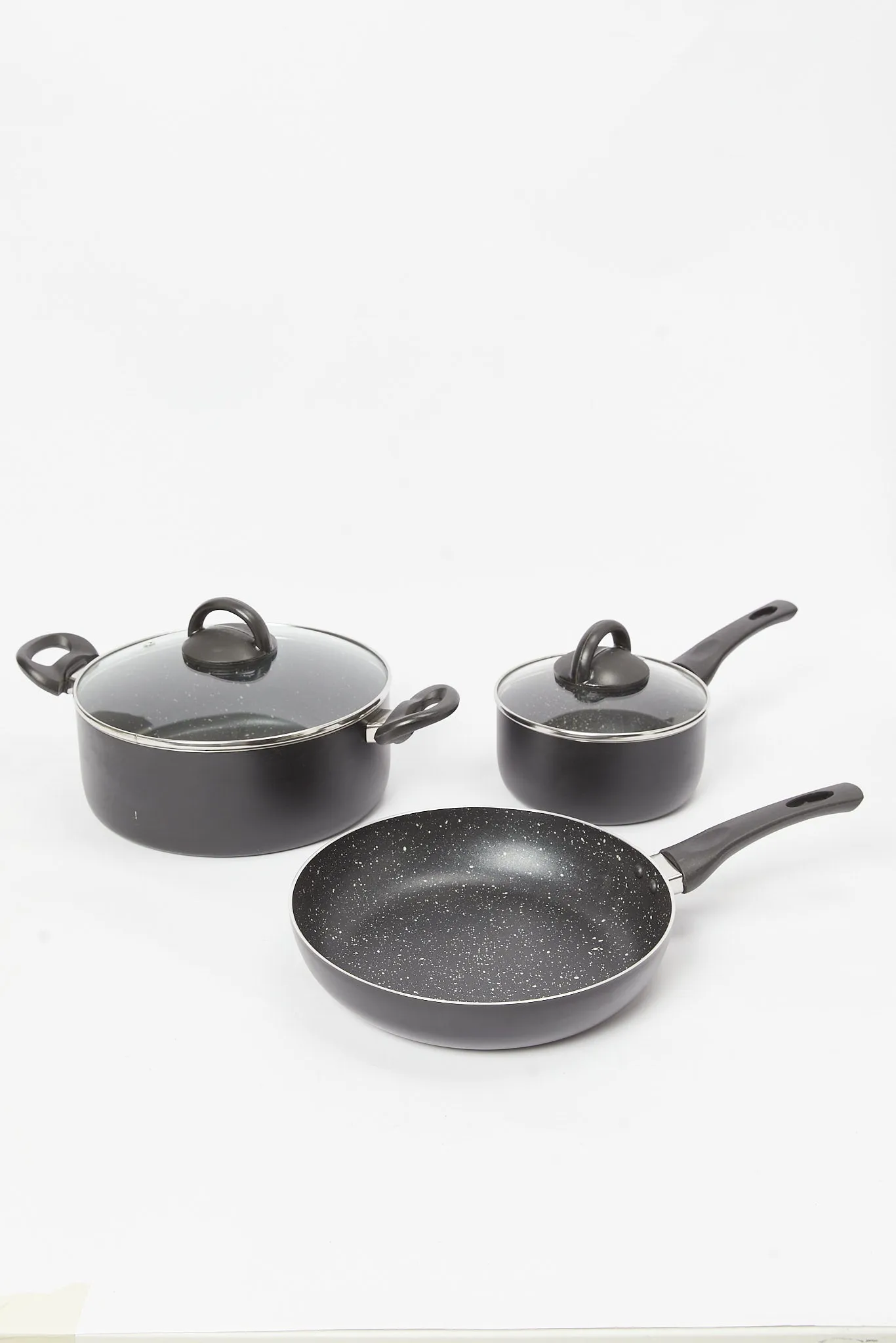 Black Non-Stick Cookware Set (5 Piece)