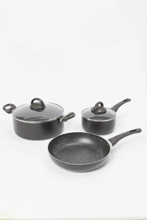 Black Non-Stick Cookware Set (5 Piece)