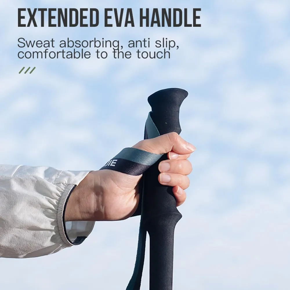 Bluefield Telescopic Hiking Pole Men's and Women's Outdoor Essentials Sober and Stylish Collapsible Suitable for Outdoor Hiking