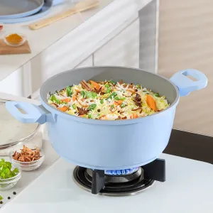 Borosil Vajra Ceramic Casserole, 22 cm
