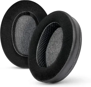 Brainwavz Hybrid Memory Foam Earpad - Black PU/Velour - Suitable for Large Over The Ear Headphones - AKG, HifiMan, ATH, Philips, Fostex