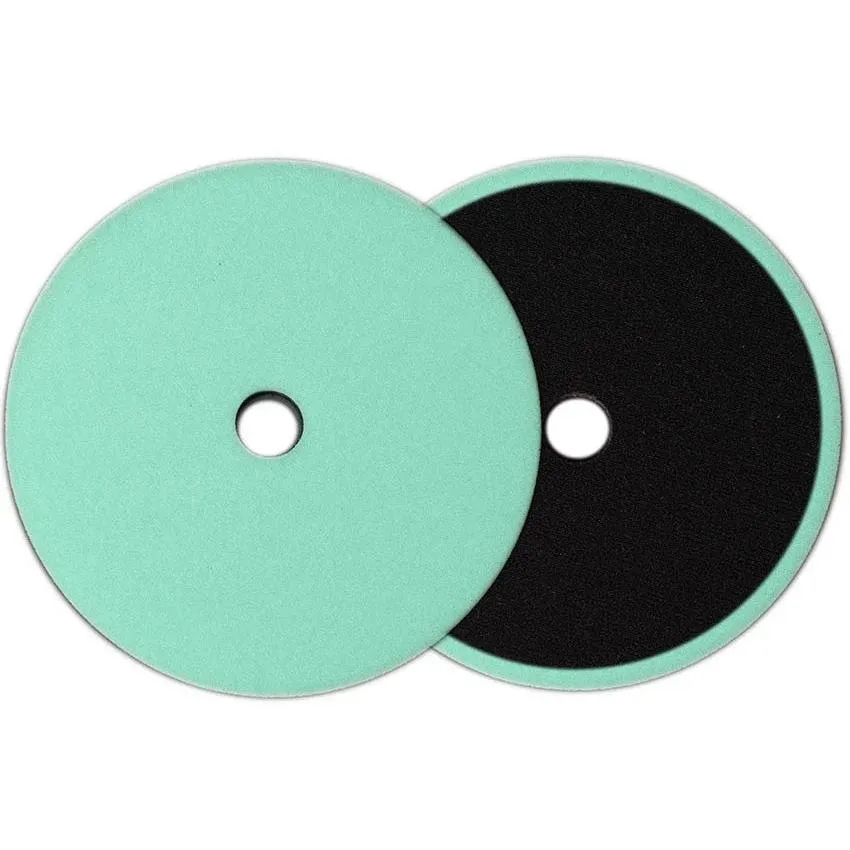 Buff and Shine Green Extreme Cutting Low Pro Foam Grip Pad (5.5" , 6.5")