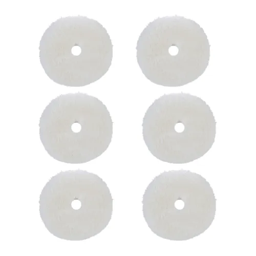 BUFF AND SHINE Natural 100% Knitted Wool Blueberry Foam Interface (Edge Bevel) Heavy Pile Cutting