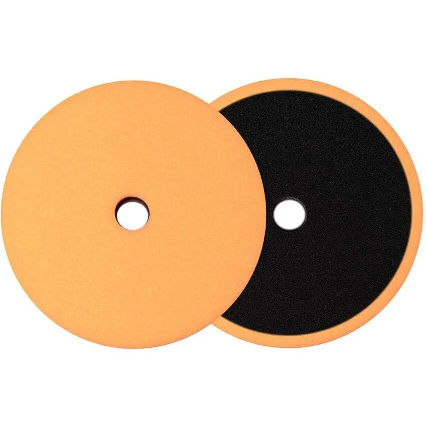Buff and Shine Orange Med Cut Low Pro Foam Grip Pad (5.5" , 6.5")