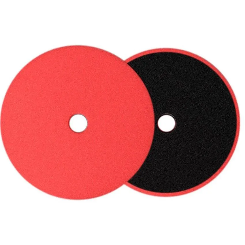 Buff and Shine Red Finishing Low Pro Foam Grip Pad (5.5" , 6.5")