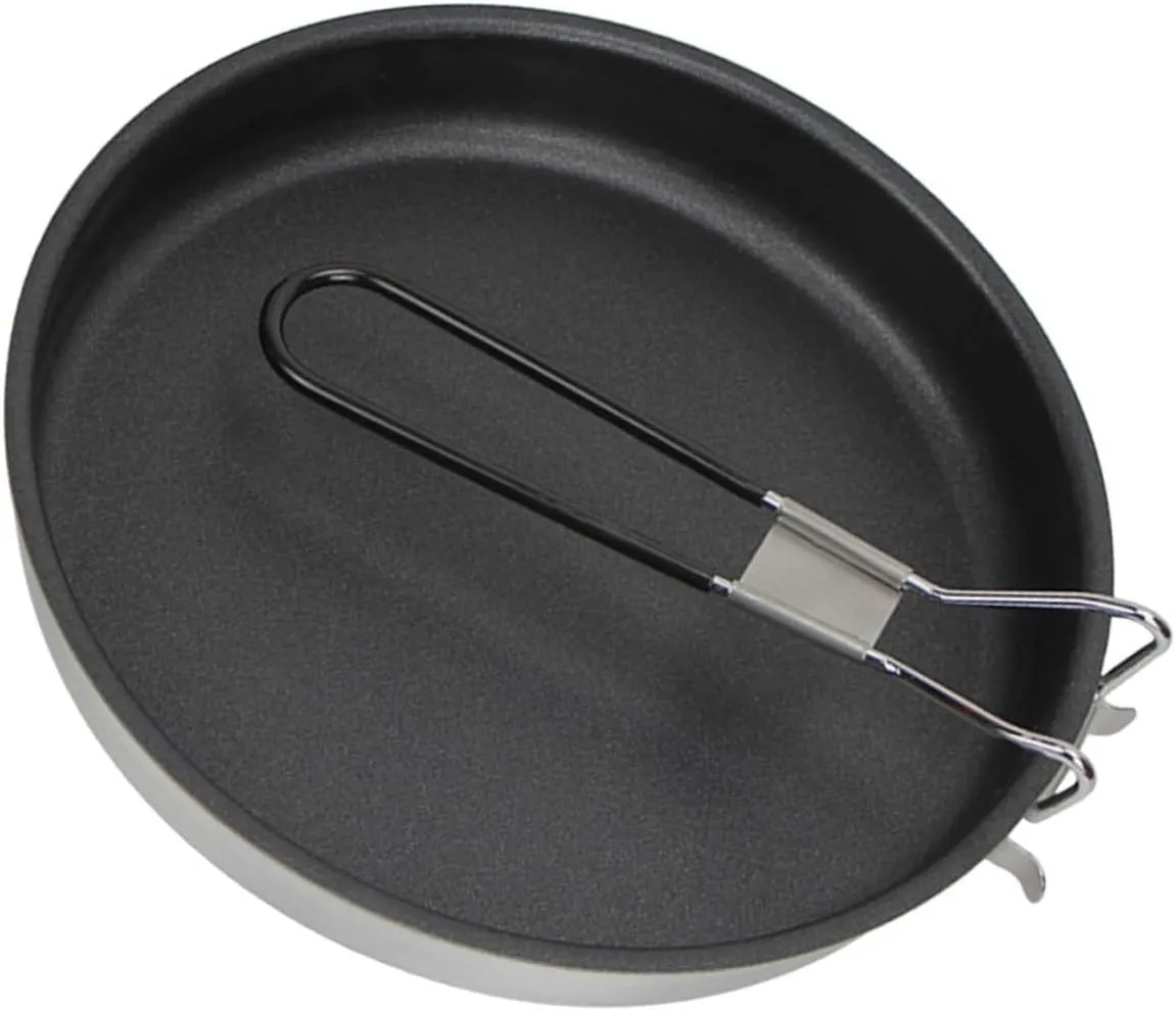 Cabilock Non Stick Camping Skillet Portable Frying Pan for Daily Use Lightweight and Wear Resistant Cooking Accessory for and Picnics