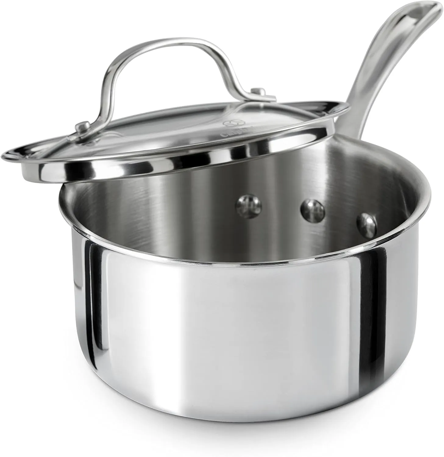 Calphalon Tri-Ply Stainless Steel 1-1/2-Quart Sauce Pan with Cover