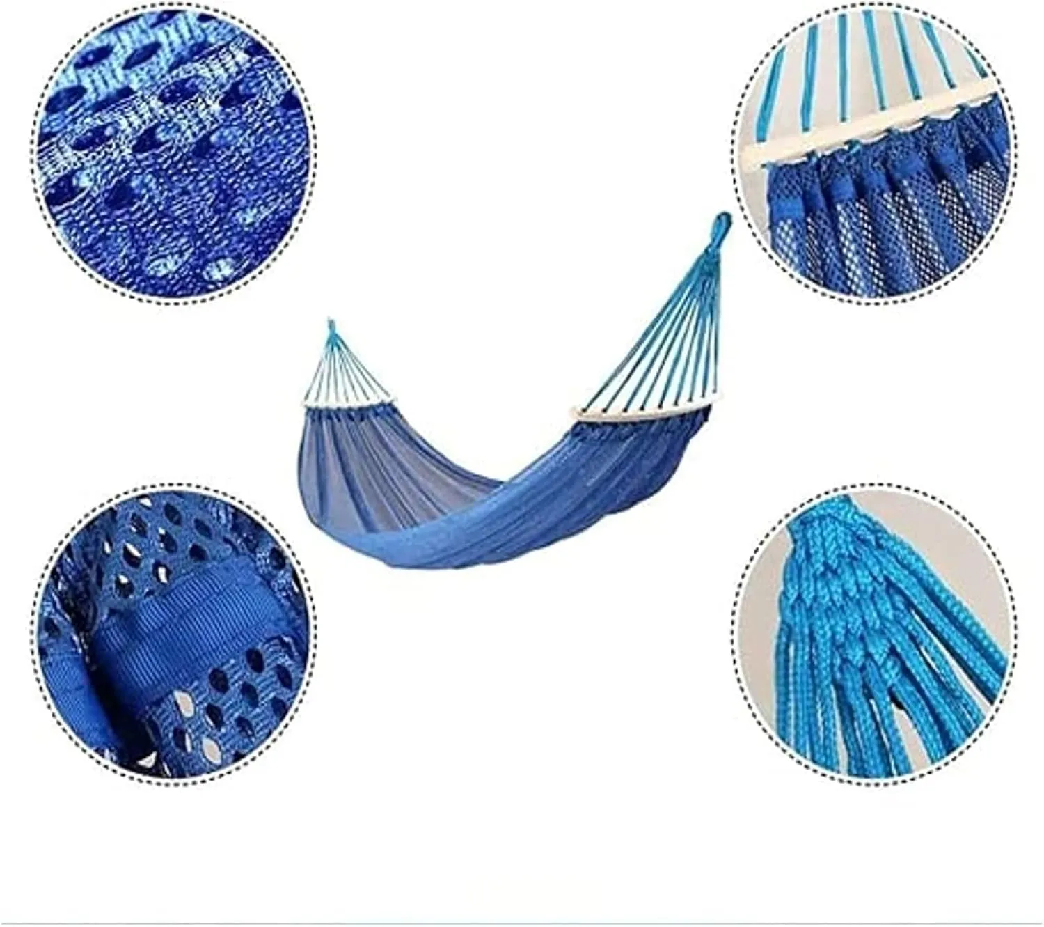 Camp Hammock Swing Travel Hammock Portable Hammock Comfortable Folding Mesh Net Camping Accessories Single Hammock Outdoor Indoor Strong, Pink 4set