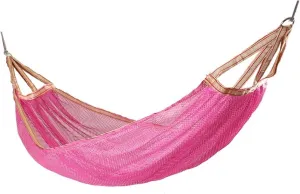 Camp Hammock Swing Travel Hammock Portable Hammock Comfortable Folding Mesh Net Camping Accessories Single Hammock Outdoor Indoor Strong, Pink 4set