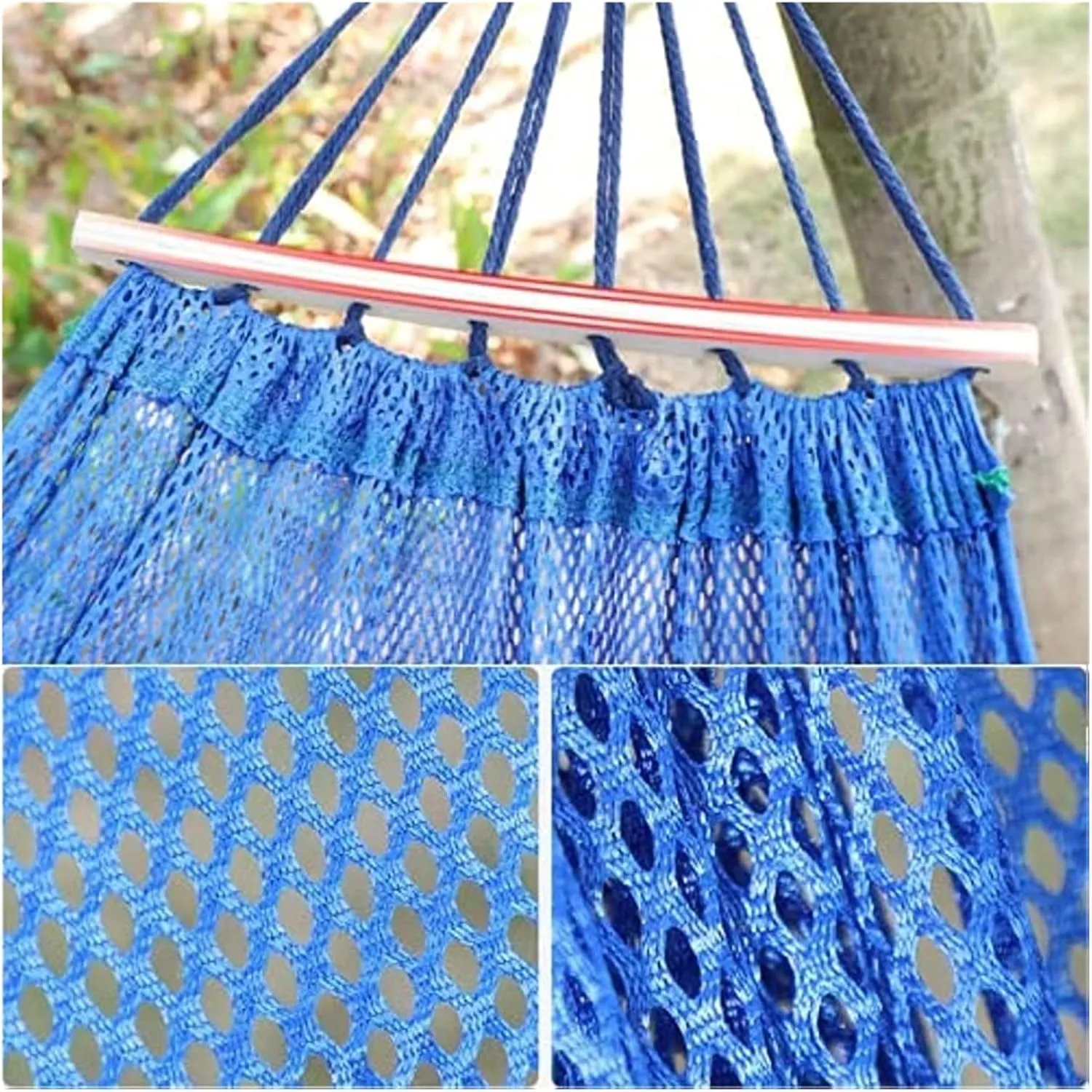 Camp Hammock Swing Travel Hammock Portable Hammock Comfortable Folding Mesh Net Camping Accessories Single Hammock Outdoor Indoor Strong, Pink 4set