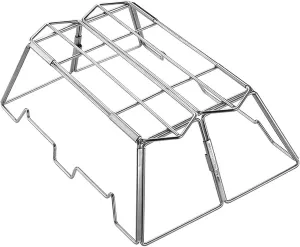 Campfire Cooking Stand Stainless Steel Stable Multiuse Grill Racks Folding Stove Rack for Kettles Stew Pots Barbecue Camping/901