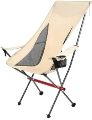 Camping Chairs Outdoor Camping High Back Chair Portable Ultralight Seat Collapsible Backpacking Chair with Soft Armrests for Hiking Portable Folding Chair (Color : C)
