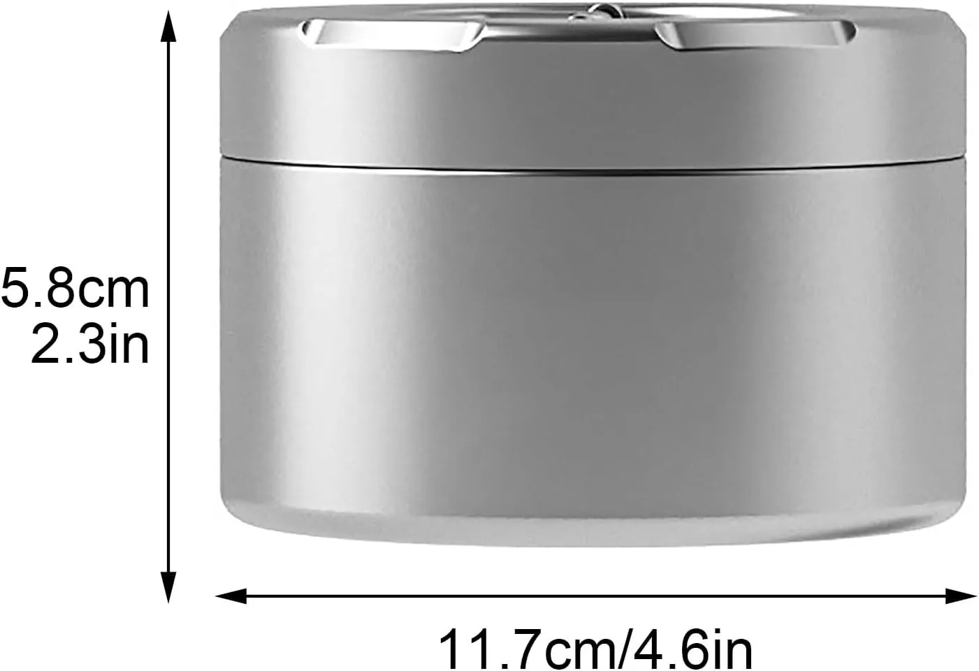Camping Cooking Pot, Stainless Steel Camping Cookware, with Hidden Handle, Camping Essentials, for Hiking, Outdoor Cooking(5.8cm/2.3in)