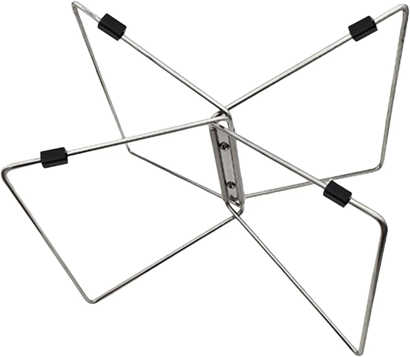 Camping Cooler Stand - Folding Stand, Stainless Steel Folding Bracket | Anti-Moisture Folding Frame Ice Box Holder, Outdoor Camping Bucket Stand Frame with Non-Slip Mat and Carry Bag for BBQ