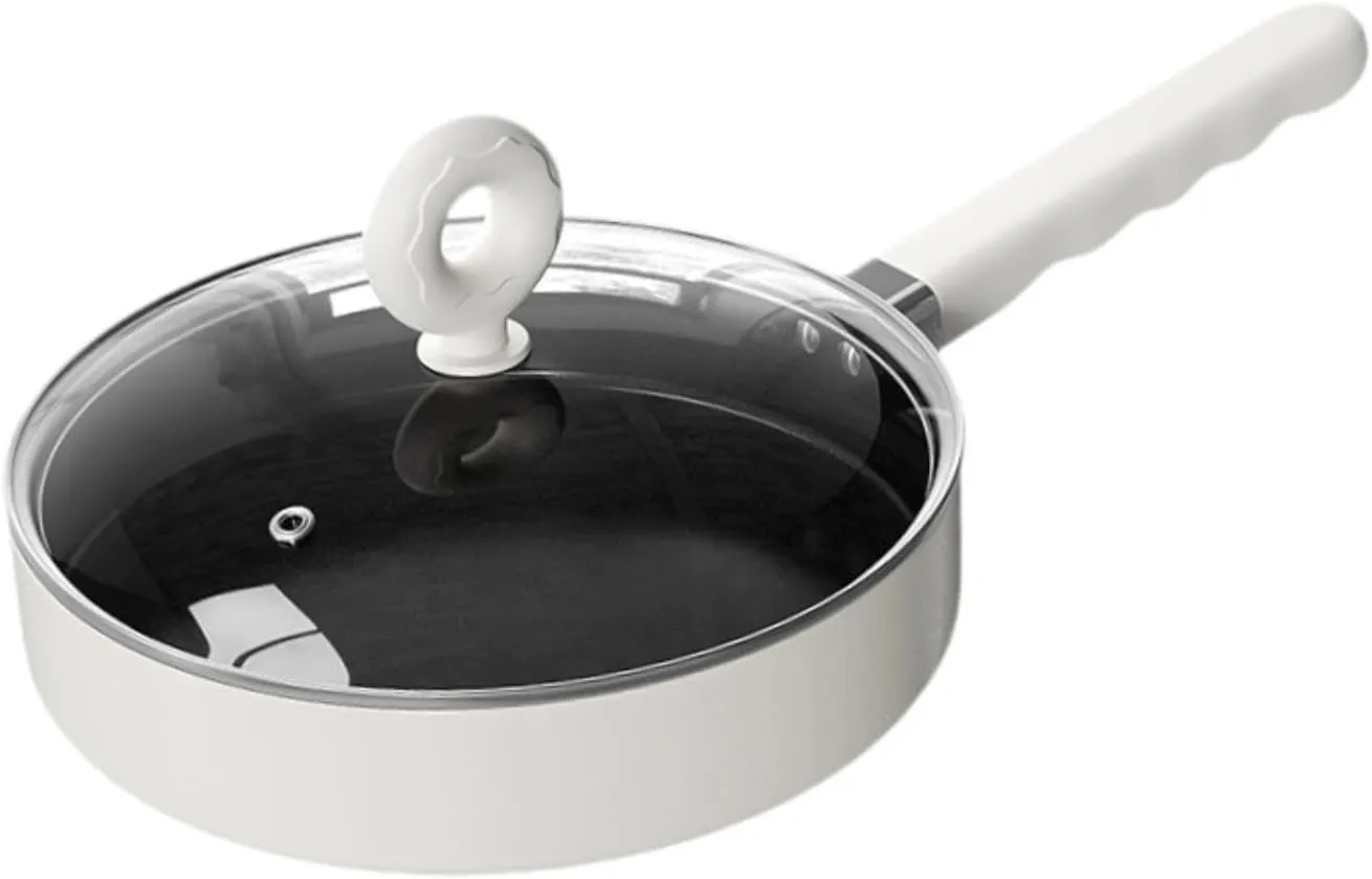 Camping Frying Pan Camping Fry Pan Non Stick Gift with Lid Kitchen Cookware for Fishing Outdoor Activities Hiking Indoor