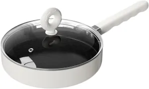 Camping Frying Pan Cookware Non Stick Cooker Portable Gift with Lid Fry Pan for Picnic Backpacking Outdoor Fishing Cooking