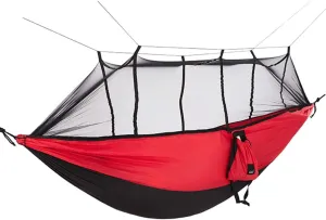Camping/ Garden Hammock with Mosquito Net Outdoor Furniture 1-2 Person Portable Hanging Bed Strength Parachute Fabric Hanging Bed Hunting Sleeping Swing