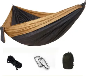 Camping Hammock Outdoor Tourist Double Camping Hammocks Portable Travel Garden Sleeping Leisure Hanging Hammock Swing Nature Hike (Color : 13), HUIM SHSE3 STORE-1