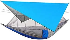 Camping Hammock with Net Lightweight, Hammocks for Outside, with Mosquito ?net Portable Breathable - for Indoor, Hiking, Travel, Backyard, Beach