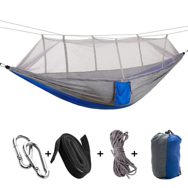 Camping High 1-2 with Mosquito Hammock Person Strength Outdoor Express delivery Parachute Industrial-grade Net Portable