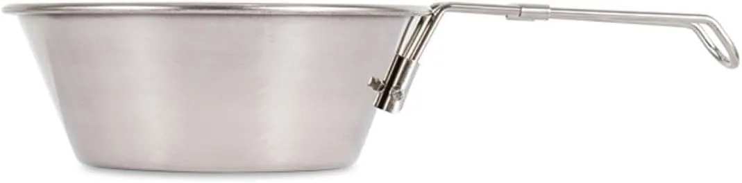 Camping Kitchen Utensil Outdoor 304 Stainless Steel Folding Bowl Picnic Barbecue Mountaineering Camping Portable Cooker for Outdoor Cooking