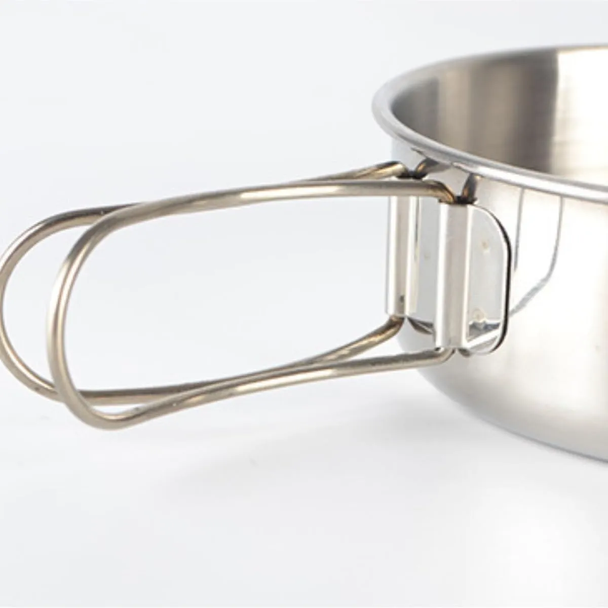 Camping Kitchen Utensil Outdoor Camping Cooker Set Folding Picnic Omelette Pan Pan Stainless Steel Frying Pan for Outdoor Cooking