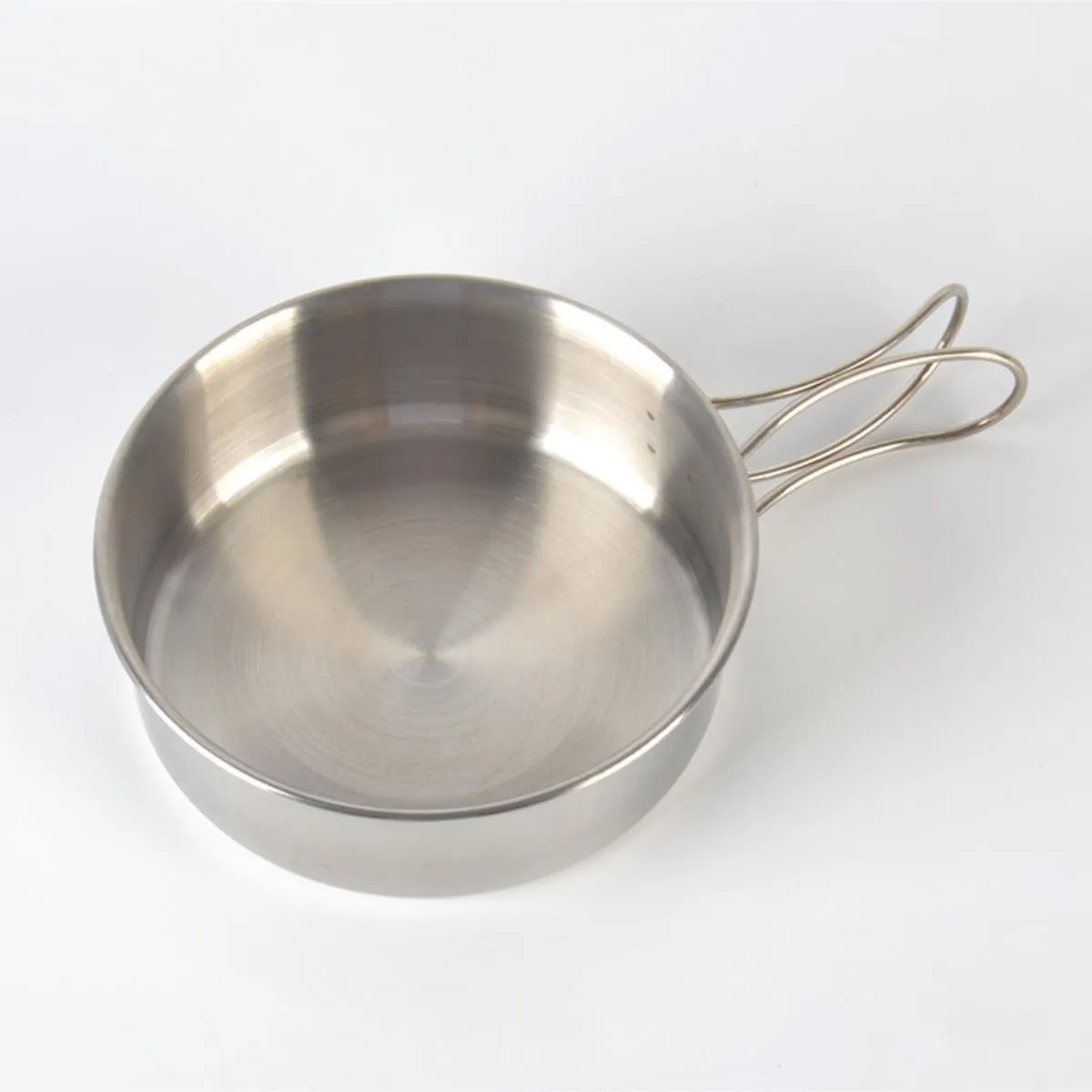 Camping Kitchen Utensil Outdoor Camping Cooker Set Folding Picnic Omelette Pan Pan Stainless Steel Frying Pan for Outdoor Cooking